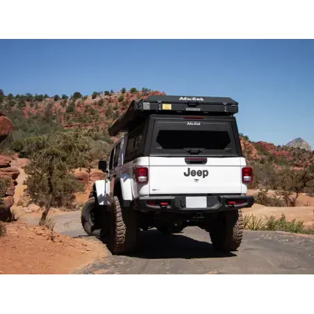Hardtop Contour noir/ lisse avec fenêtre latérale pour Jeep Gladiator 2019+ Alu-Cab